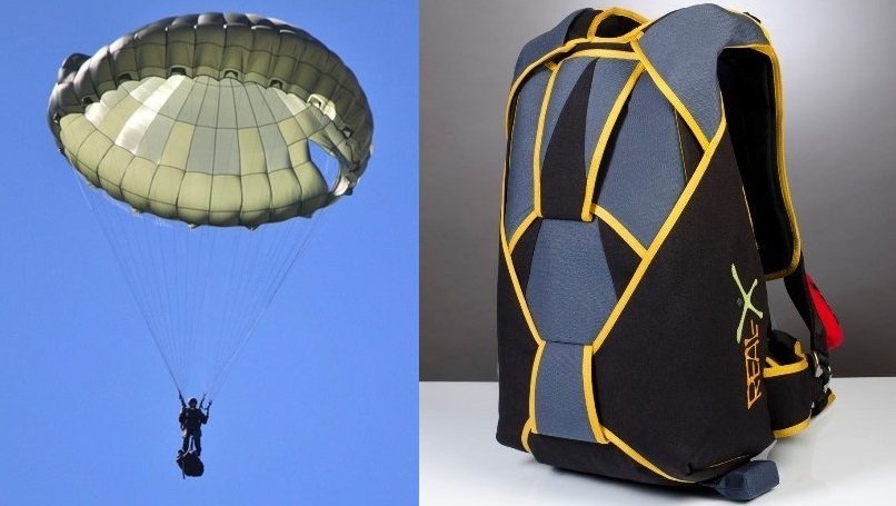 Steerable Troop Main Parachute OVP-12 SL-1 and Sport H/C Real-X